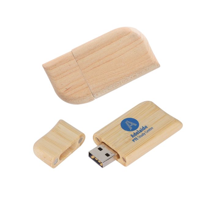 Wooden Butterfly Flash Drive