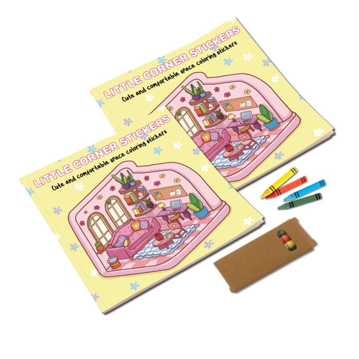 14x14cm Custom Colouring Books