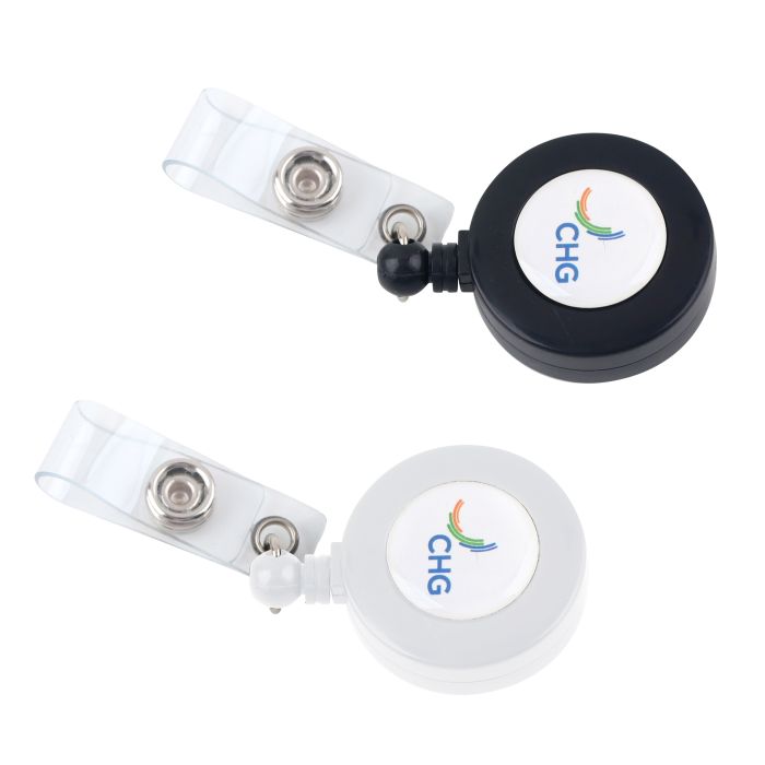 Round Retractable Card Holder