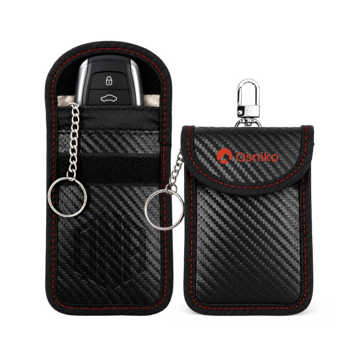Carbon Fibre Faraday Key Pouch