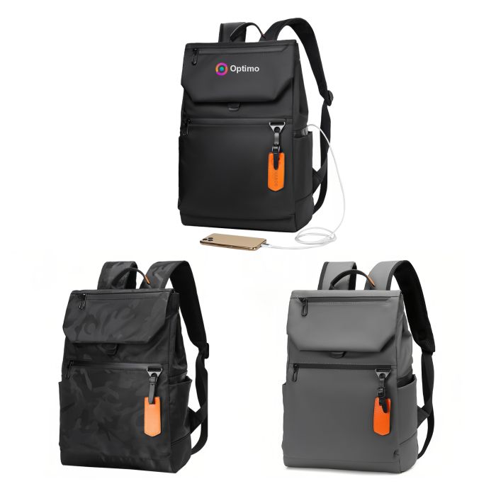 Flap Laptop Backpack