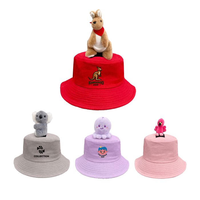 Plush - Decorated Bucket Hat