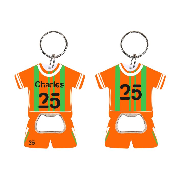 Sport Jersey Bottle Opener Keyring