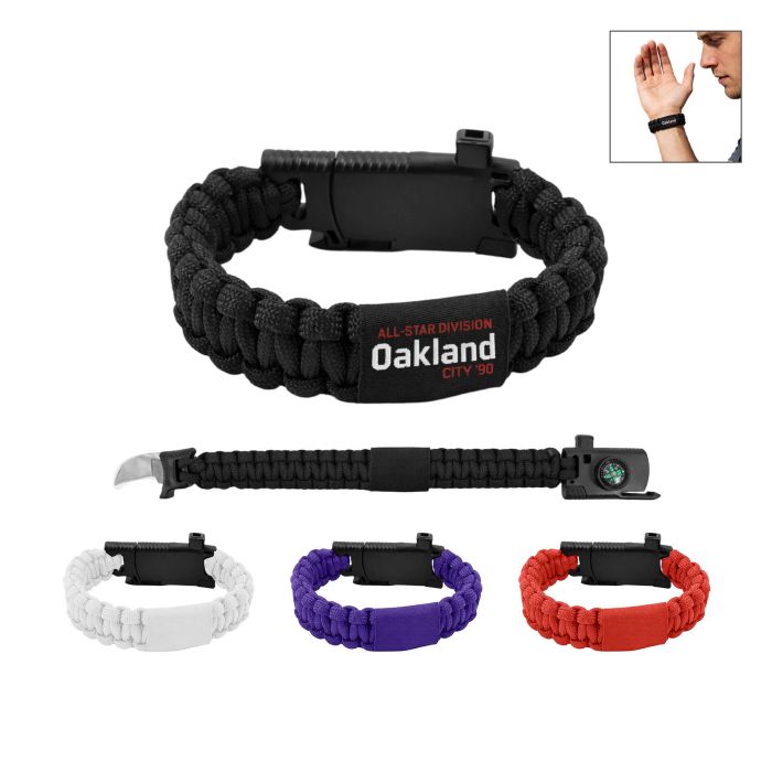 4 in 1 Outdoor Paracord Survival Bracelet