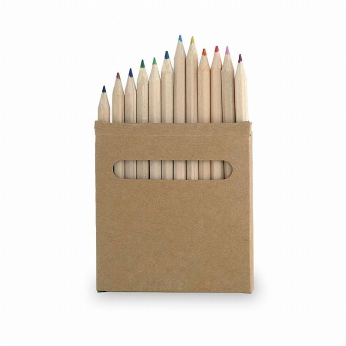 SENNA 12-Piece Wooden Pencil Set in Cardboard Box
