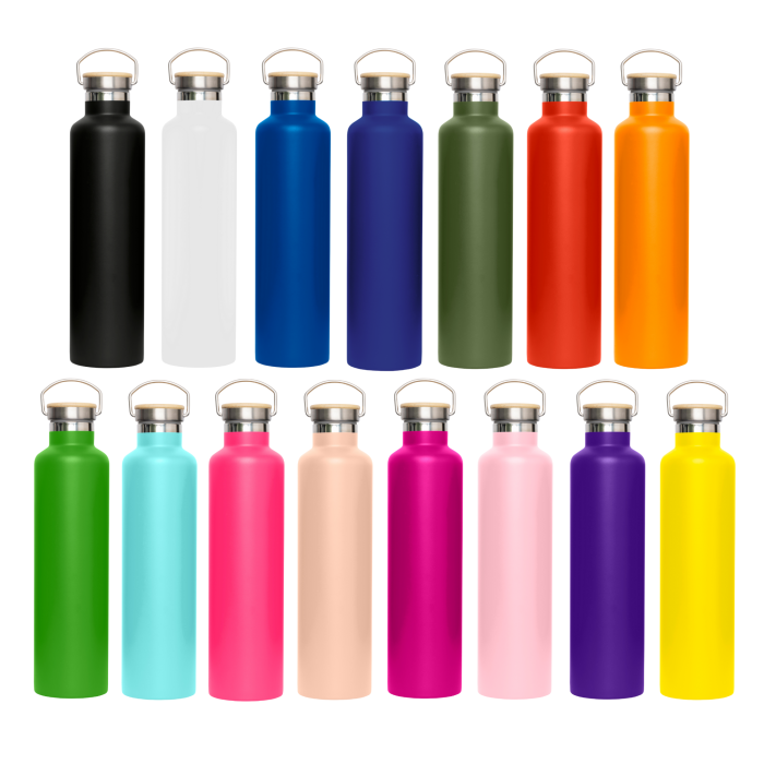 Titan 1L Bottle with Bamboo Lid