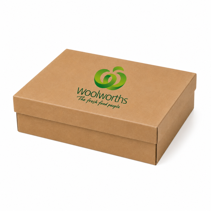Natural Cardboard Gift Box - Medium