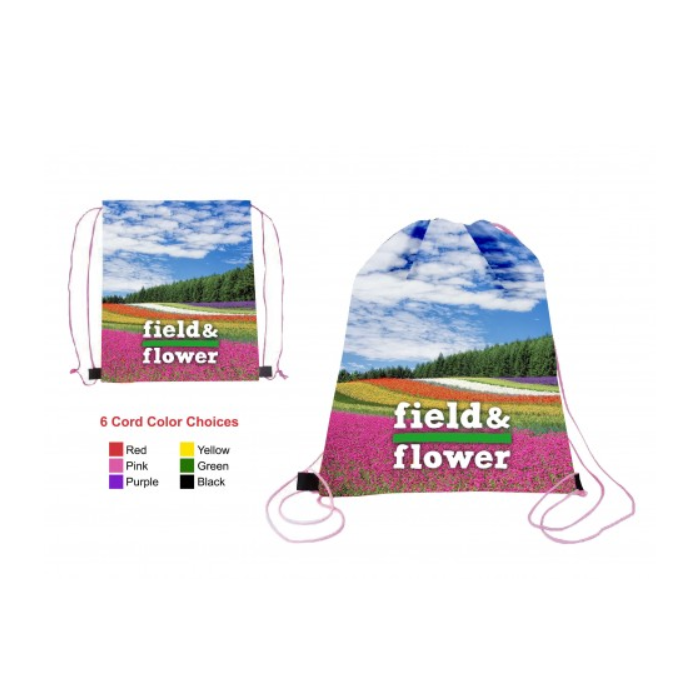 Full Colour Printed Drawstring Backpack