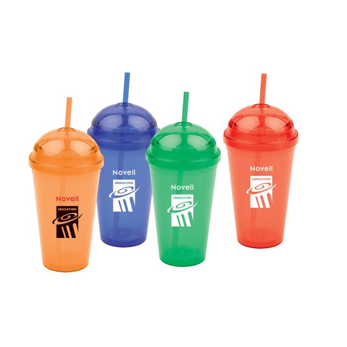 Plastic Cups With Domed Cap