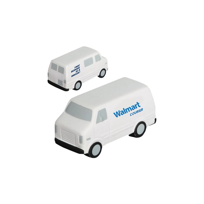 White Van Shape Stress Reliever
