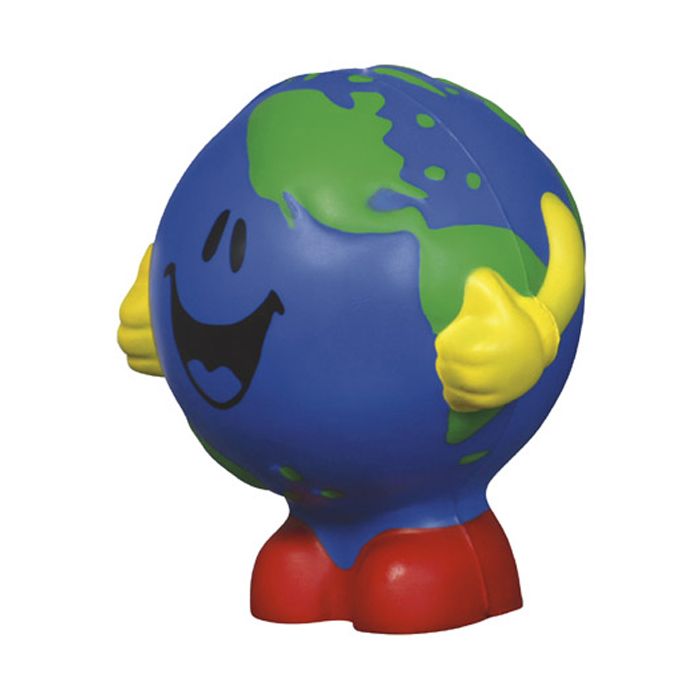 Cartoon Earth Shape Stress Reliever