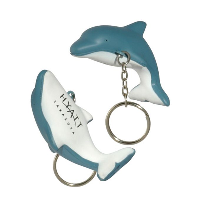 Keyring Dolphin Stress Reliever