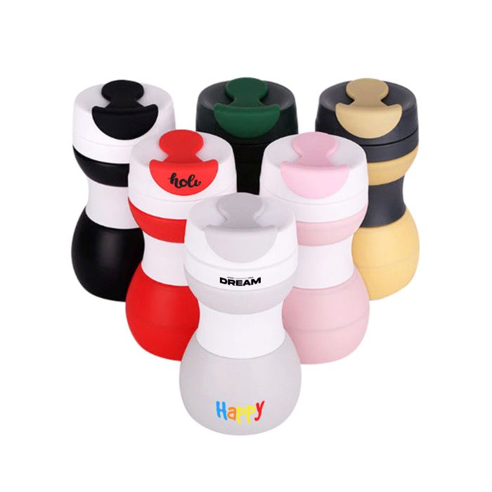 500ml Collapsible Silicone Coffee Travel Cup