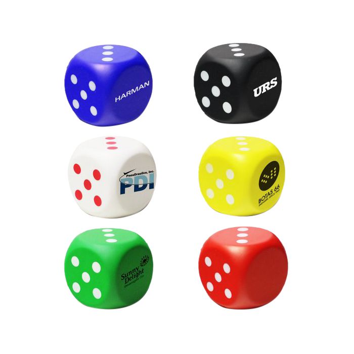 Dice Shape Stress Reliever