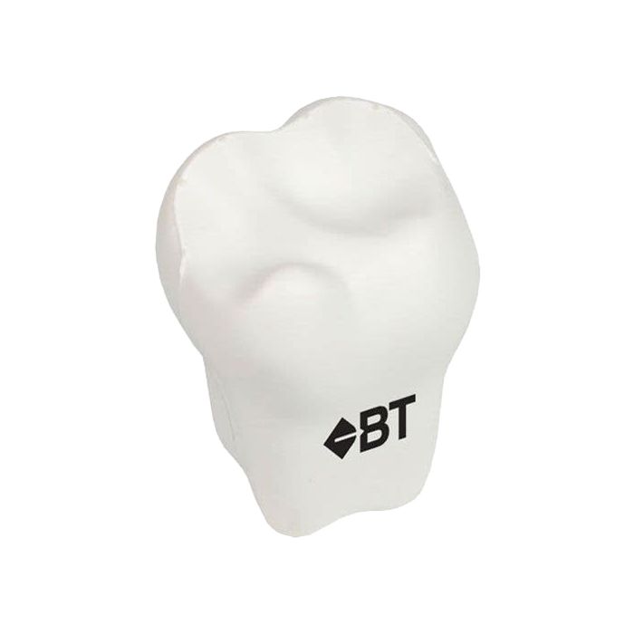 White Tooth Shape Stress Reliever