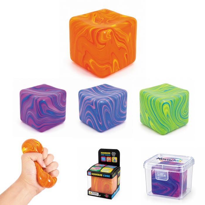 Squishy Stress Relief Colourful Cube
