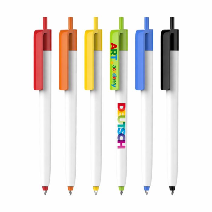Push Button Pen - Creamy White Barrel
