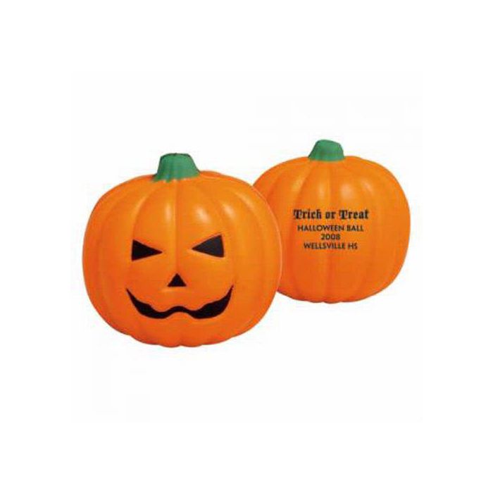Pumpkin with Smiling Face Stress Reliever