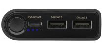 PC and ABS power bank with 7.500 mAh capacity Isaura
