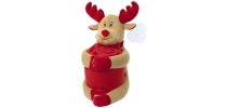 Christmas stuffed animal with blanket Andrew