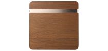 Bullet Graze Wood and Metal Coaster Set
