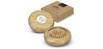 NATURA Bamboo Folding Brush and Mirror