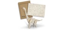 BRANDCRAFT Brachiosaurus Wooden Model