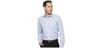 Textured Mini Check Long Sleeve Shirts