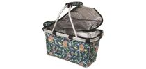 Two Handle Insulated Carry Basket With Zip Lid
