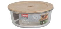 Decor Bamboo Serve and Store Round 970ml