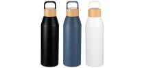 Aspen Recycled Bottle with Bamboo Lid - 1L