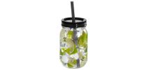 Binx Mason Jar in Black