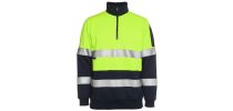 Hi Vis (D+N) 1/2 Zip Fleecy Sweat