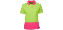 Ladies Hi Vis S/S Comfort Polo