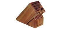 17 Slot Knife Block Acacia
