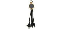 16.5cm Recycled 6 in 1 Charging cable