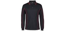 Podium Long Sleeve Piping Polo