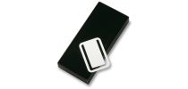 Nickel Plated Bookmark / Money Clip