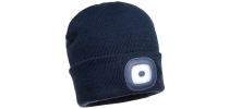 Rechargeable Twin LED Beanie