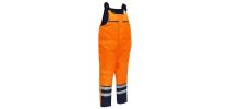 Taped Hi Vis Freezer Bib & Brace Coverall