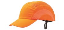 Bump Cap Standard Peak Fluoro Orange