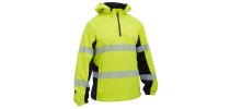 FLX & Move Hi Vis Taped Liquid Repellent Fleece Hoodie