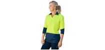 Womens Hi Vis V Neck Polo