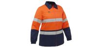 Women's Taped Hi Vis Drill Jacket