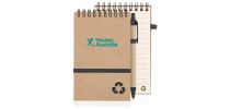 Eco Notepad Recycled Paper Spiral Bound with Z244 - Natural