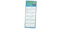 Magnetic Calendar 58 x 148mm