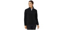 Womens Polar Fleece Zip Neck Pullover