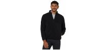 Mens Polar Fleece Zip Neck Pullover