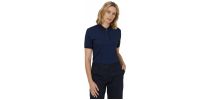 Ladies Textured Short Sleeve Polo