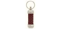 Plaited Key Ring Silver